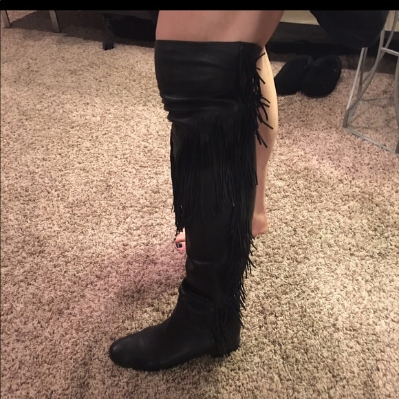 See by Chloe black over the knee boots size 10 - Picture 6 of 9